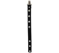 Gewa 766100 Cinghie Trasversali per Fisarmonica Warnke, Pelle, Nero