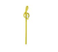 Gewa 976039 Matita a Forma di Chiave di Violino, Gialla