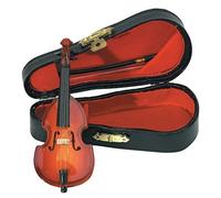 Gewa 980620 Miniature Strumento Musicale Basso con Arco, in Astuccio, 11 cm