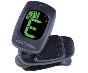 GEWA Accordatore cromatico automatico Clip-2 con display LCD, con cambio colore, alta precisione