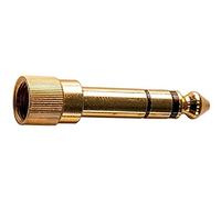 GEWA Adattatore da 3,5 jack ST a jack 6,3 ST oro con filettatura