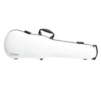 GEWA Astuccio sagomato per violino AIR 1.7 - Bianco lucido - Made in Germany maniglia laterale
