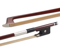 GEWA Pure Arco per viola 1/2 - Crini Naturali - Asta Rotonda - Nasetto in Legno Duro