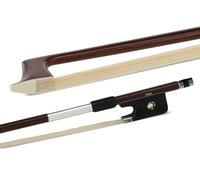 GEWA Arco per viola Carbon Student 4/4 - Effetto legno Marrone Scuro - Nasetto in ebano - Crine naturale