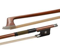 GEWA arco per viola in legno di pernambuco 4/4, qualità migliore, bacchetta rotonda, timbro "Liuteria".