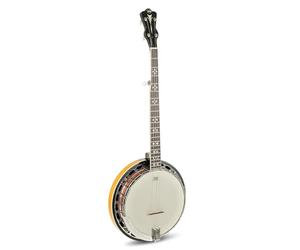 GEWA Banjo Premium 5 corde con custodia e pelliccia REMO