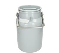 Gewa Bidone di latte in plastica da 10 litri Completo di coperchio - adatto agli alimenti