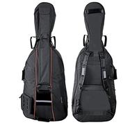 GEWA Borsa per violoncello Premium 3/4 - Imbottitura da 10 mm con tasca per l'arco e cinghie a zaino
