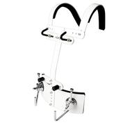 GEWA carrier/supporto per tamburo da marcia, alluminio, peso 2,5 kg, imbottitura in schiuma, regolabile, per tamburi piccoli, grandi e da parata