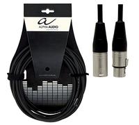 GEWA Cavo microfonico Pro Line 1,5 m, nero, XLR (f) - XLR (m), 190540