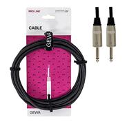 GEWA cavo per altoparlanti Pro Line 1m, nero, spina REAN, jack mono da 6,3 mm - jack mono da 6,3 mm, 190620