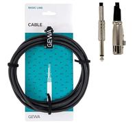 Gewa cavo per microfono XLR femmina Jack 6.3 mono