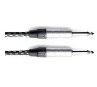 GEWA Cavo per strumenti Mono Pro Line 3m jack angolare, nero bianco jack mono 6,3 mm - jack angolare 6,3 mm mono, 190513