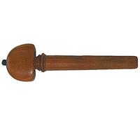 GEWA Cello Peg - Model Hill, Heart Shape, Black button Boxwood, 4/4 strong