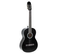 GEWA chitarra da concerto Basic Plus, chitarra classica, tavola in abete, corpo in tiglio, 4/4, nero