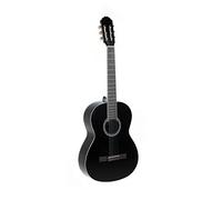 GEWA Chitarra classica, Chitarra Basic, corpo tiglio, tastiera in legno di pakka, meccaniche cromate, 1/2 nero