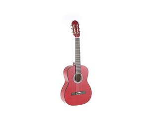 GEWA Chitarra classica, Chitarra Basic, corpo tiglio, tastiera in legno di pakka, meccaniche cromate, 1/2 rosso