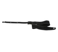 GEWA Cintura per chitarra serie Premium Pattern, vera pelle, larghezza 65 mm, lunghezza 103-139 cm, chiusure di sicurezza - cromate, nero diamante - nero strutturato, fatto a mano in Europa