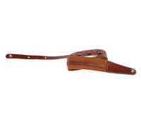 Gewa Cintura per chitarra serie Prestige, vera pelle, larghezza 65 mm, lunghezza 103-139 cm, chiusure di sicurezza - cromo, sabbia asciutta/marrone - marrone medio/marrone, fatto a mano in Europa