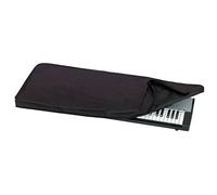 GEWA Copertura per tastiera Economy, Custodia per tastiera (protezione antipolvere di alta qualità per tastiere, pratico bordo a strappo, in nylon robusto, dimensioni 122 x 44 x 6 cm), nero