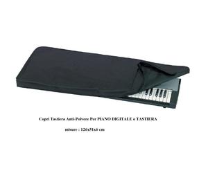 GEWA COVER COPERTURA ANTIPOLVERE PER COPRI TASTIERA PIANO misure 126 x51 x6 cm