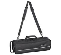 GEWA Custodia Flauto/Light Case - Rivestimento a vite idrorepellente con tasca per spartiti - Tracolla/zaino - Nero