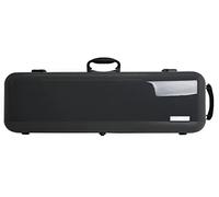 GEWA custodia per violino AIR 2.1 - Made in Germany - grigio lucido - scocca in termoplastica - serratura a combinazione - tasca per accessori+spartiti - spallacci - con maniglia laterale