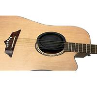 GEWA Feedback Stop chitarra acustica - Tappo anti-feedback per buca Ø 102 mm - Disco in gomma contro il feedback - Per chitarra western e acustica (99-103 mm) - nero