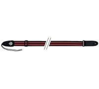 Fire&Stone 530831 Tracolla per Chitarra Cotton-Edition, Nero/Rosso