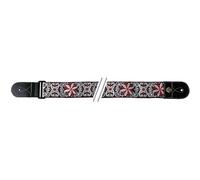 Fire & Stone JACQUARD BL/WH Tracolla Cinghia per chitarra elettrica e acustica