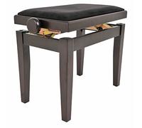 Gewa Juan Miguel Navarrez Panchetta Elegance palissandro opaco - Legno massello - Regolabile in altezza tramite meccanismo a forbice - Rivestimento in velluto nero
