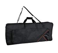 Keyboard Gig-Bag Premium, 122 x 44 x 15 cm, con tasca per spartiti, nero, resistente a strappi e acqua