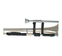 GEWA Leather Specialties Protezione per le mani Trombone - Polsini in pelle - Set di 3 pezzi con chiusura a lacci - Adatto per King 4B/5B