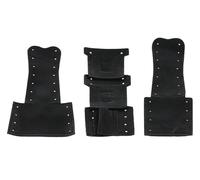 GEWA Leather Specialties - Set di 3 parti di polsini in pelle con chiusura a laccio - Per trombone basso Shiress
