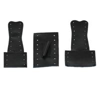 GEWA Leather Specialties Protezione per le mani Trombone - Polsini in pelle - Set di 3 pezzi con chiusura a lacci - Adatto per Edwards Tenor