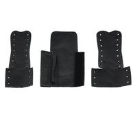 GEWA Leather Specialties, set di polsini in pelle composto da 3 parti con chiusura a laccio, adatto per Yamaha 682