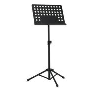 GEWA Leggio da orchestra professionale in metallo nero regolabile 67-120 cm