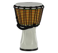 Corda sintonizzata GEWA Liberty Djembé - Dimensioni (diametro): 7" (17,8 cm), Altezza: 12,5" (31,5 cm) - Numero di guide di corda: 14 - Bianco