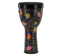 GEWA Liberty Djembé Nestable - Dimensioni (diametro): 10“ (25,4 cm), altezza: 19,5” (49 cm) - Crazy Neon