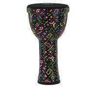 GEWA Liberty Djembé Nestable - Dimensioni (diametro): 8“ (20,3 cm), altezza: 16,5” (41,2 cm) - Crazy Neon