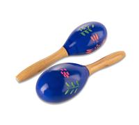GEWA, Maracas CLUB SALSA, Paio, In legno, Dipinto a mano, Lunghezza 26 cm, Suono "morbido" e naturale