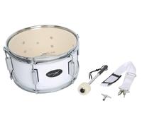 BASIX Marching Drum TAMBURO IN LEGNO DA MARCIA PARATA 12"x7" + BATTENTE+TRACOLLA