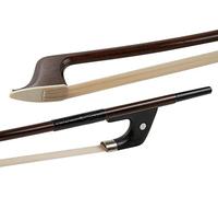 GEWA Massaranduba - Arco per bassi per studenti, asta rotonda, di migliore qualità, stampato "Jaeger", modello tedesco, per contrabbasso 3/4, made in Germany