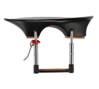 GEWA mentoniera 4/4 violino Flesch a piastra larga in ebano, Made in Germany