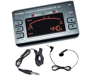GEWA MT-40 Accordatore/Metronomo - Funzione 3-in-1, calibrabile, versatile