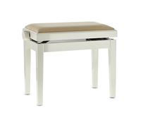 Pianoforte - Panca Per Piano Deluxe - Ebano High Gloss - Sedile Beige