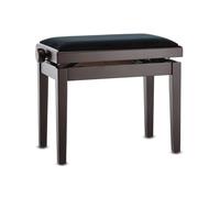 GEWA Panca per pianoforte Deluxe – Regolabile in altezza, meccanismo a forbice, Palissandro opaco