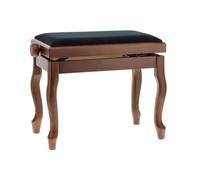 GEWA Panca per piano KB-48WNM Classic legno massiccio seduta 52x30cm altezza 45-57cm Noce opaco