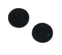 GEWA Piastre di arresto in feltro per sassofono Nero 12 mm Spessore 2 mm 25 pezzi