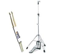 Gewa Pure Basix HH-100 - Supporto per Hi-Hat + bacchette Keepdrum